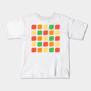 Retro Midcentury Modern Pattern Kids T-Shirt